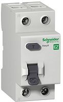 Выключатель дифференциального тока УЗО Schneider Electric Easy9 2п 63А 100мА 4,5кА тип AC 