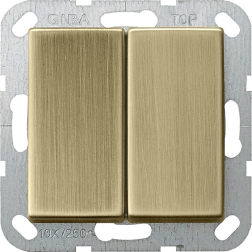 Выключатель кнопочный без рамки Gira ClassiX 2-кл. бронза, Gira, купить, цена, доставка, безопасность Выключатель кнопочный без рамки Gira ClassiX 2-кл. бронза Gira — купить по цене от 3 860 ₽ | ПрофБезопасность