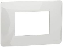 Рамка горизонтальная Schneider Electric Unica Modular 1-м. 3 мод. белый