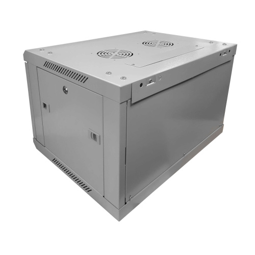 Шкаф настенный 19″ Netko WMA 9U (600х600х500) серый, разобранный фото 4