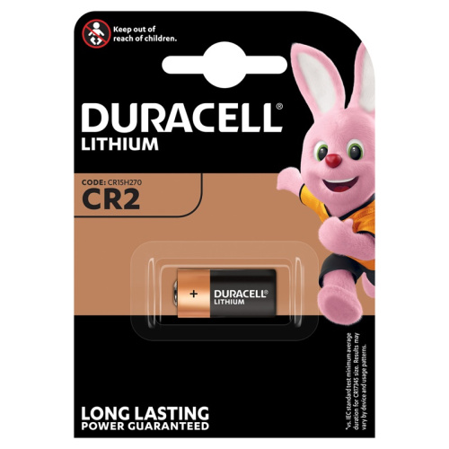 Элемент питания Duracell CR2 BL1 (цена за 1 шт.) (батарейка)