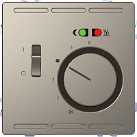 Терморегулятор механический с датчиком без рамки Schneider Electric D-Life 0С +50С никель