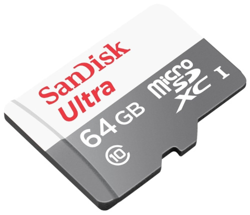 Карта памяти MicroSDXC SanDisk Ultra 64 Gb [SDSQUAB-064G-GN6MN] SanDisk — купить по цене от 2&nbsp;490 ₽ | ПрофБезопасность