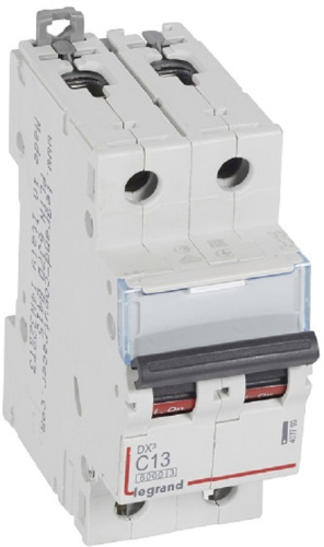 Выключатель автоматический Legrand DX3-E 6000 2п 13А C 10кА