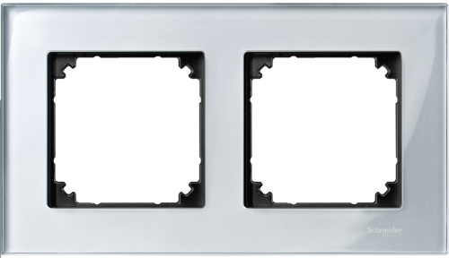 Рамка универсальная Schneider Electric Merten M-Elegance 2-м. стекло бриллиантовое серебро, Schneider Electric, купить, цена, доставка, безопасность Рамка универсальная Schneider Electric Merten M-Elegance 2-м. стекло бриллиантовое серебро Schneider Electric — купить по цене от 5 441 ₽ | ПрофБезопасность