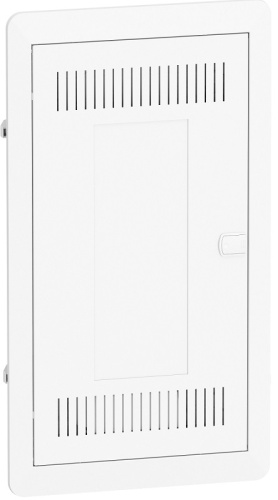 Слаботочный щит внутренний Schneider Electric Resi9 KV 3-х ряд., (585x330x90мм) IP30 белая дверца
