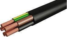 Кабель силовой ПВС 5x0,75 ГОСТ черный