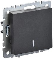 Выключатель с подсветкой без рамки IEK Brite ВС10-1-1-БрЧ 1-кл. черный IEK — купить по цене от 330 ₽ | ПрофБезопасность
