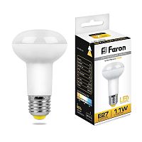 Лампа светодиодная Feron LB-463 R63 Спот E27 220В 11Вт 860Лм 2700К 63х104мм Feron — купить по цене от 180 ₽ | ПрофБезопасность