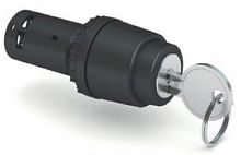 Переключатель с ключом Tekfor SB7-CG33 2 положения NC+NO черный