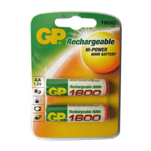 Аккумулятор GP R6 1600A HC-2CR2 2шт (упак) AA GP — купить по цене от 520 ₽ | ПрофБезопасность