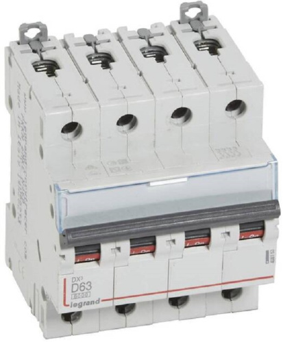 Выключатель автоматический Legrand DX3-E 6000 4п 63А D 10кА
