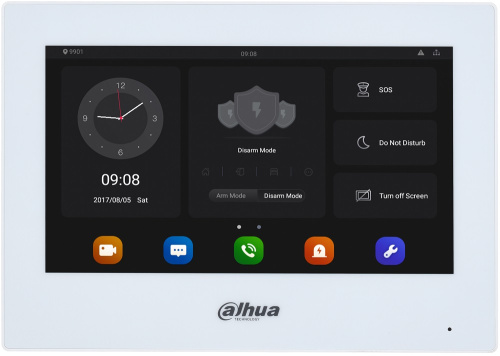 Монитор видеодомофона IP Dahua DHI-VTH5321GW-W
