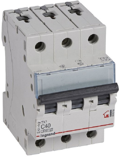 Выключатель автоматический Legrand TX3 6000 3п 40А C 6кА