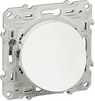 Вывод кабеля без рамки Schneider Electric Odace белый Schneider Electric — купить по цене от 655 ₽ | ПрофБезопасность