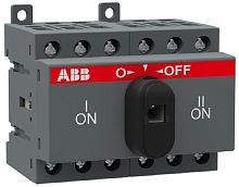 Рубильник реверсивный ABB OT25F3C 3п 25А с ручкой