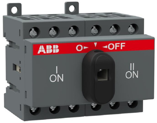 Рубильник реверсивный ABB OT25F3C 3п 25А с ручкой