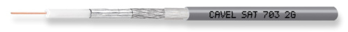 Кабель коаксиальный Cavel SAT-703 2G Черный