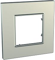 Рамка горизонтальная Schneider Electric Unica Quadro 1-м. титан Schneider Electric — купить по цене от 208 ₽ | ПрофБезопасность