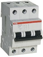Выключатель автоматический ABB S203 3п 63А D 6кА