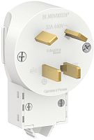 Вилка силовая Systeme Electric Blanca 32А 3P+N 400В белый  Systeme Electric — купить по цене от 930 ₽ | ПрофБезопасность
