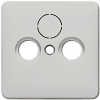 Лицевая панель Jung CD500 для розетки TV+R/TV+R+SAT светло-серый