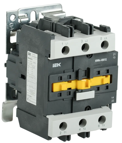 Контактор IEK КМИе-48012 3п 1НО+1НЗ 80А 400В тип АС3  IEK — купить по цене от 3&nbsp;545 ₽ | ПрофБезопасность
