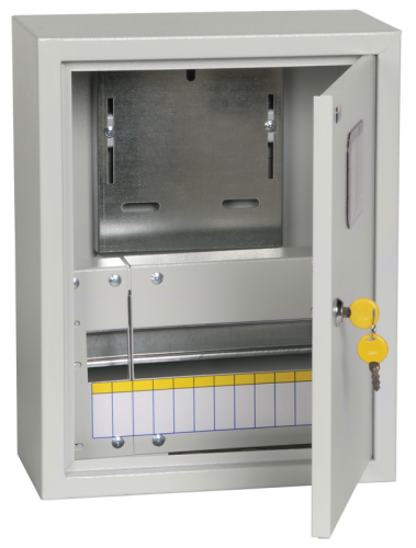 Щит учетно-распределительный навесной IEK ЩУРн-1/12зо 395x310x165 IP31 замок, с окном