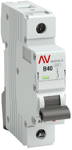 Выключатель автоматический EKF Averes AV-6 1п 40А B 6кА