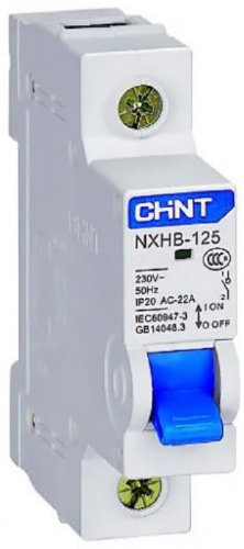 Выключатель нагрузки (мини-рубильник) CHINT NXHB-125 1п 32А тип AC