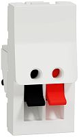 Розетка аудио без рамки Schneider Electric Unica Modular 1-м. 1 мод. белый