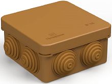 Коробка распределительная HF Промрукав 70x70x40мм (6 сальников) IP55 бук (132шт)