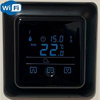 Терморегулятор сенсорный Warmlife BW по Wi-Fi датчик воздуха 3,6кВт 16А черный Warmlife — купить по цене от 4&nbsp;961 ₽ | ПрофБезопасность
