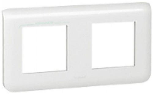 Рамка горизонтальная Legrand Mosaic 2-м. 4 мод. белый Legrand — купить по цене от 847 ₽ | ПрофБезопасность