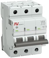 Выключатель автоматический EKF Averes AV-6 3п 1А C 6кА