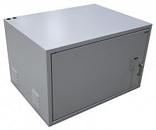 Антивандальный Шкаф 19″ Netko 7U распашного типа (600x450x380) направляющие, замок, серый картинка