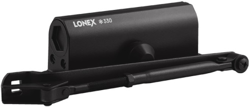 Дверной доводчик Нора-М 330 Lonex черный