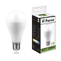 Лампа светодиодная Feron LB-100 A65 Груша E27 220В 25Вт 2150Лм 4000К 65х135мм Feron — купить по цене от 250 ₽ | ПрофБезопасность