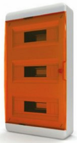 Бокс пластиковый Tekfor ЩРН-П-36 BNO 40-36-1 (535х290х102мм) IP41 оранжевая дверца