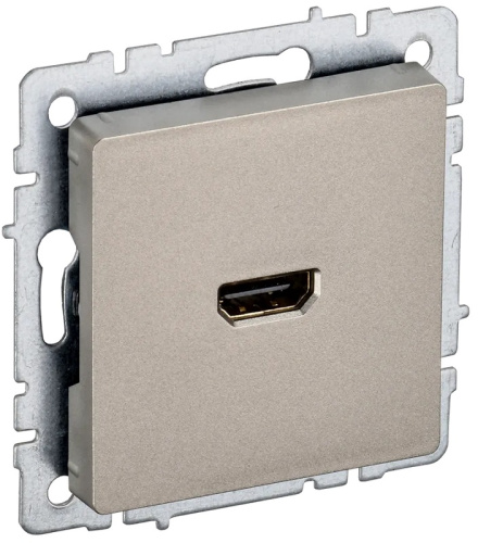 Розетка HDMI без рамки IEK Brite РHDMI-0-БрШ 1-м. шампань, IEK, купить, цена, доставка, безопасность Розетка HDMI без рамки IEK Brite РHDMI-0-БрШ 1-м. шампань IEK — купить по цене от 1 040 ₽ | ПрофБезопасность