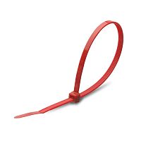 Стяжки нейлоновые Fortisflex КСС 3x100 (кр) (100шт.) красный