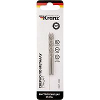 Сверло по металлу 3,5 мм Kranz HSS DIN 338 (2шт) KR-91-0558