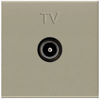 Розетка TV Оконечная без рамки ABB Niessen Zenit 1-м. 2 мод. N2250.7 CV шампань ABB — купить по цене от 1&nbsp;653 ₽ | ПрофБезопасность
