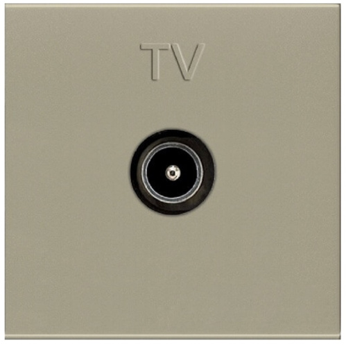Розетка TV Оконечная без рамки ABB Niessen Zenit 1-м. 2 мод. N2250.7 CV шампань ABB — купить по цене от 1&nbsp;653 ₽ | ПрофБезопасность