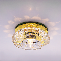 Светильник встраиваемый Италмак Bohemia 220 9 73 G9 65мм/60Вт огран стекло/золото Италмак — купить по цене от 587 ₽ | ПрофБезопасность