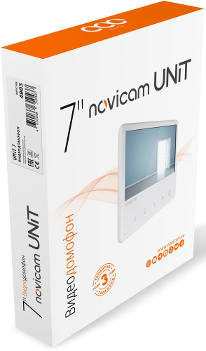 Монитор видеодомофона Novicam UNIT 7C серый фото 4