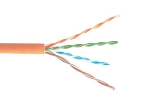 Кабель витая пара UTP Cat5e 4х2х0,52 ZH нг(А)-HF оранжевый