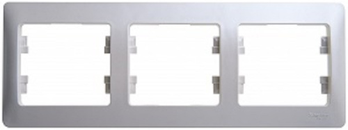 Рамка горизонтальная Systeme Electric Glossa 3-м. перламутр, Systeme Electric, купить, цена, доставка, безопасность фото 2 Рамка горизонтальная Systeme Electric Glossa 3-м. перламутр Systeme Electric — купить по цене от 341 ₽ | ПрофБезопасность фото 2