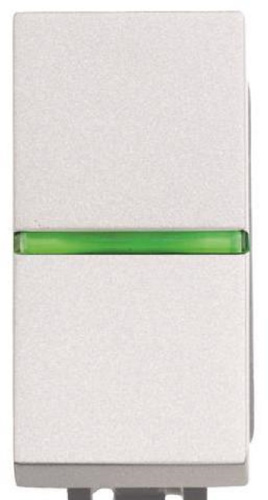 Выключатель с подсветкой без рамки ABB Niessen Zenit 1-кл. 1 мод. N2101.5 BL белый ABB — купить по цене от 1&nbsp;500 ₽ | ПрофБезопасность