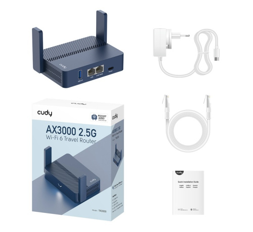 Роутер Cudy TR3000 AX3000 Wi-Fi6 фото 4 Роутер Cudy TR3000 AX3000 Wi-Fi6 фото 4